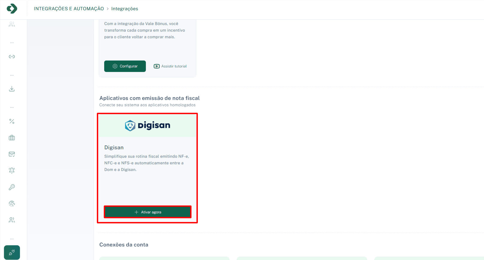 Clicar em Ativar agora